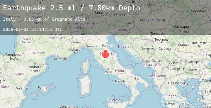 Map of CENTRAL ITALY