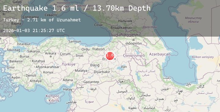 Map of EASTERN TURKEY