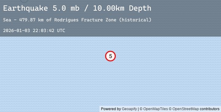 Map of MID-INDIAN RIDGE