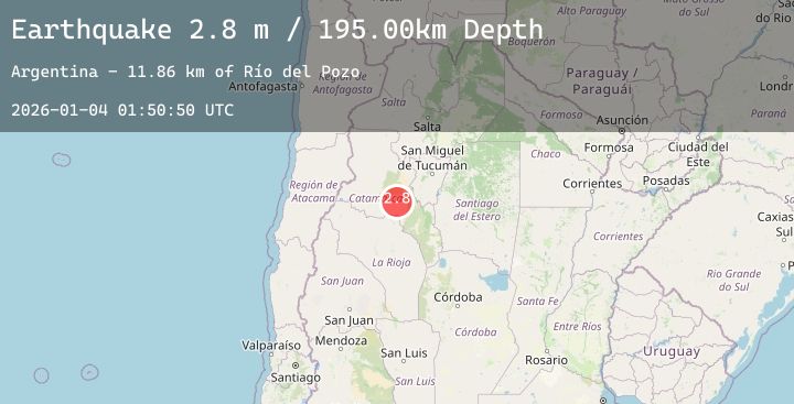 Map of CATAMARCA, ARGENTINA