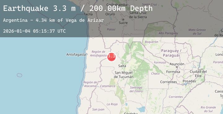 Map of SALTA, ARGENTINA