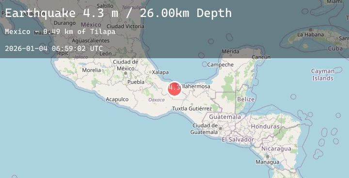 Map of VERACRUZ, MEXICO