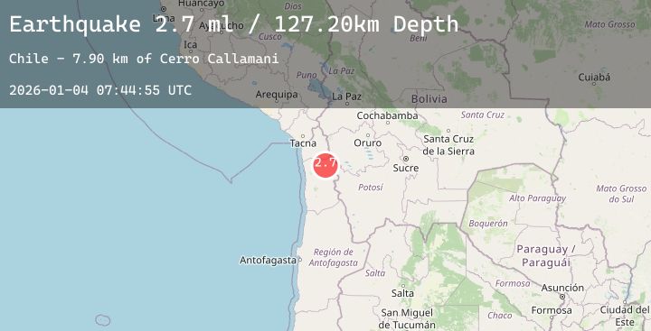 Map of TARAPACA, CHILE