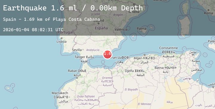 Map of STRAIT OF GIBRALTAR