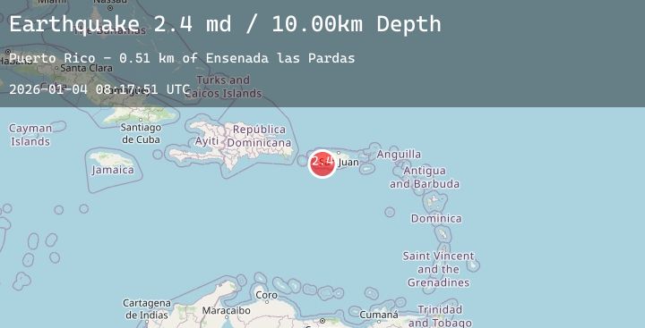 Map of PUERTO RICO REGION