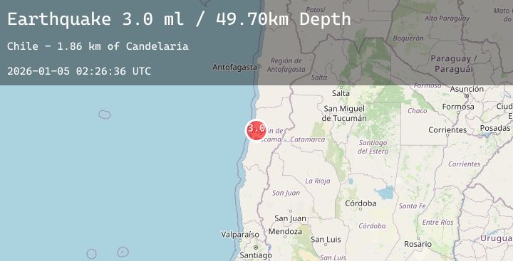 Map of ATACAMA, CHILE