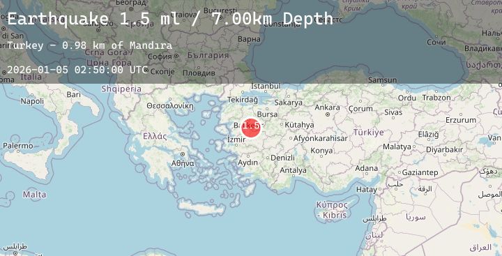 Map of WESTERN TURKEY
