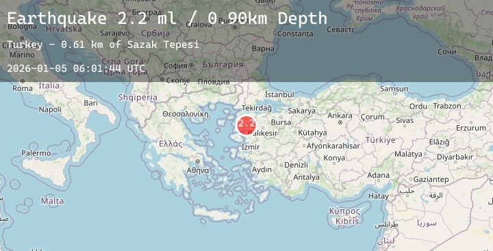 Map of NEAR THE COAST OF WESTERN TURKEY