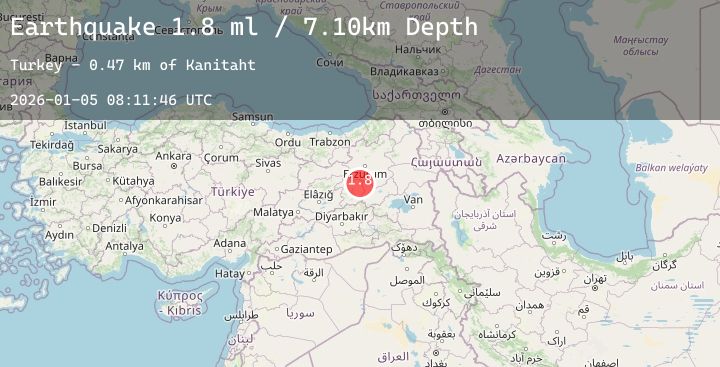 Map of EASTERN TURKEY