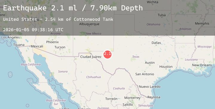 Map of WESTERN TEXAS