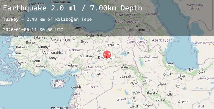Map of EASTERN TURKEY