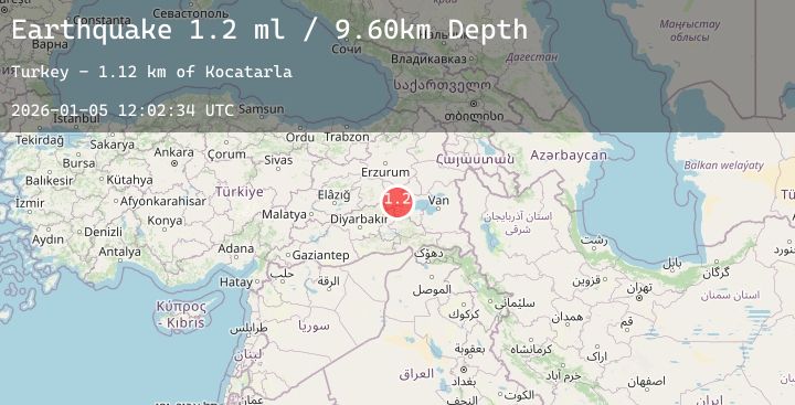 Map of EASTERN TURKEY