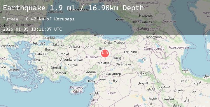 Map of CENTRAL TURKEY