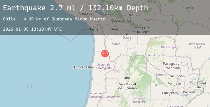 Map of ANTOFAGASTA, CHILE