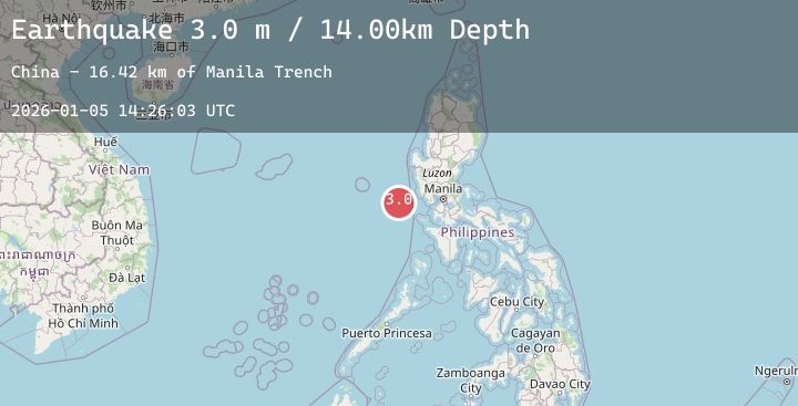 Map of LUZON, PHILIPPINES