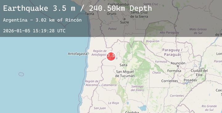 Map of SALTA, ARGENTINA
