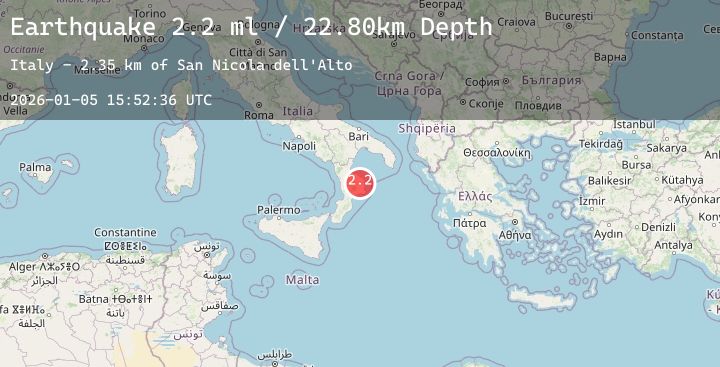 Map of SOUTHERN ITALY