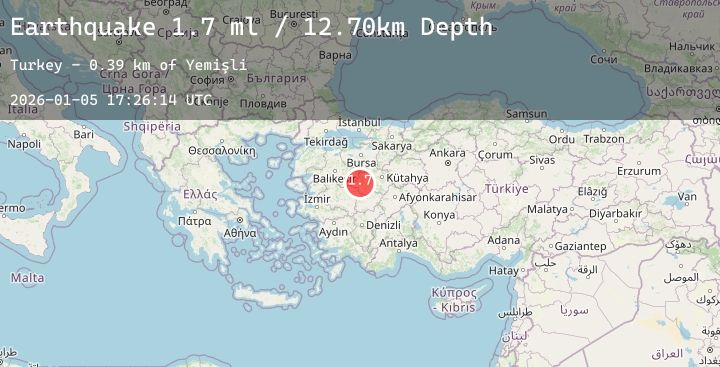 Map of WESTERN TURKEY