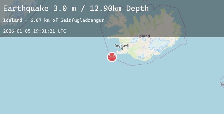 Map of ICELAND REGION