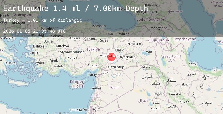 Map of EASTERN TURKEY