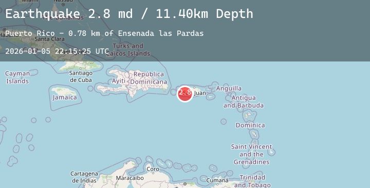 Map of PUERTO RICO REGION