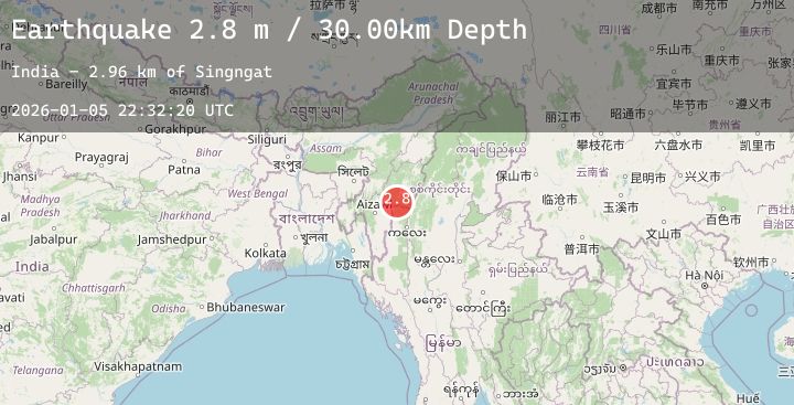 Map of MANIPUR, INDIA REGION