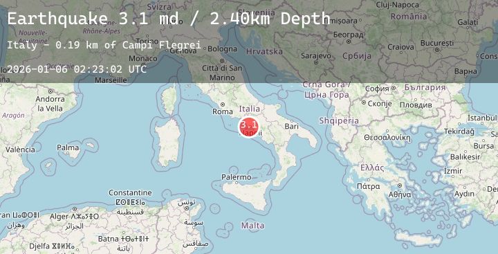 Map of SOUTHERN ITALY