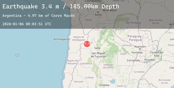 Map of SALTA, ARGENTINA