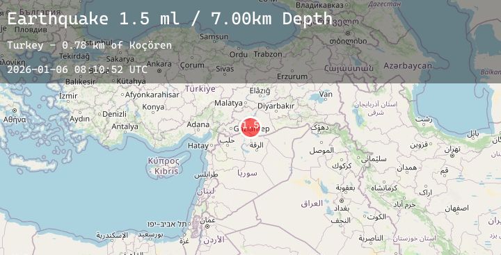 Map of EASTERN TURKEY