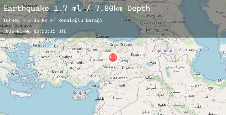 Map of CENTRAL TURKEY