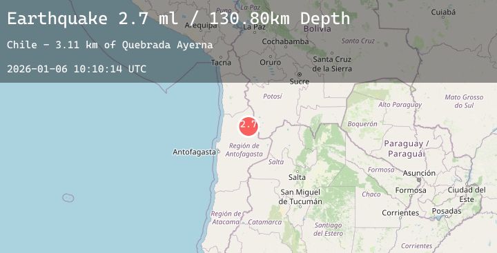 Map of ANTOFAGASTA, CHILE