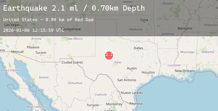 Map of WESTERN TEXAS
