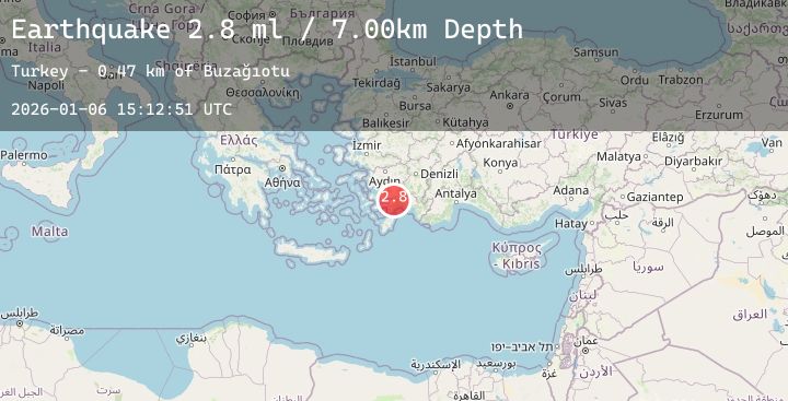 Map of DODECANESE IS.-TURKEY BORDER REG