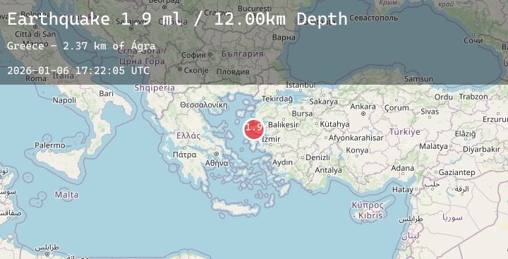 Map of NEAR THE COAST OF WESTERN TURKEY