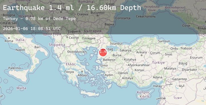 Map of WESTERN TURKEY