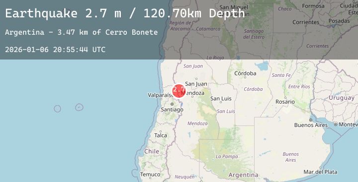 Map of MENDOZA, ARGENTINA