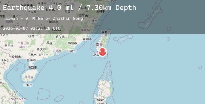 Map of TAIWAN REGION