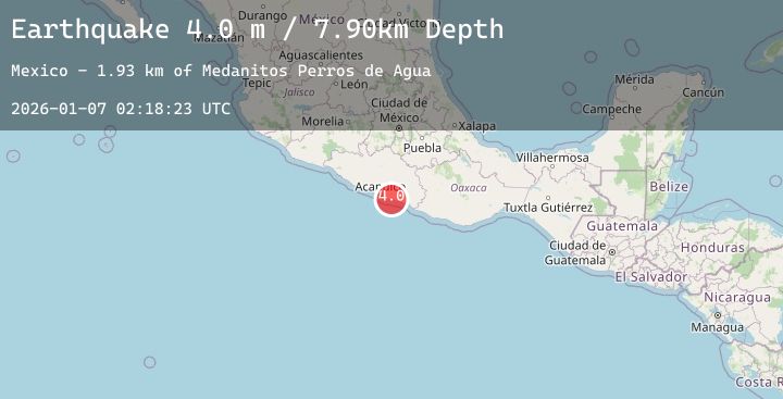 Map of GUERRERO, MEXICO