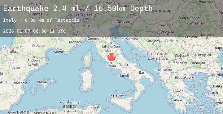 Map of CENTRAL ITALY