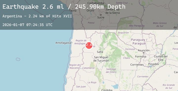 Map of SALTA, ARGENTINA