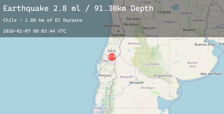 Map of BIO-BIO, CHILE