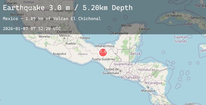 Map of CHIAPAS, MEXICO