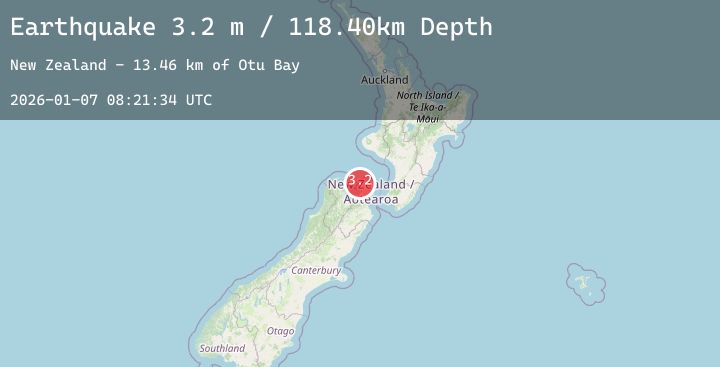 Map of COOK STRAIT, NEW ZEALAND