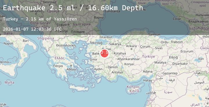 Map of WESTERN TURKEY