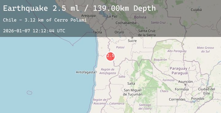 Map of ANTOFAGASTA, CHILE