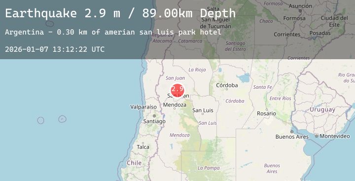 Map of SAN JUAN, ARGENTINA