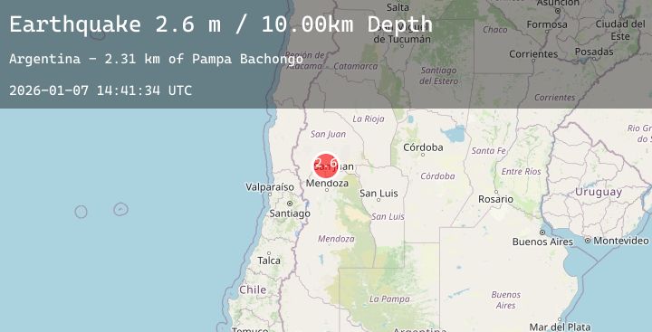 Map of SAN JUAN, ARGENTINA