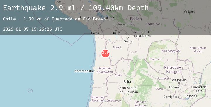 Map of ANTOFAGASTA, CHILE