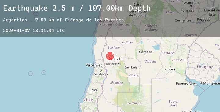 Map of SAN JUAN, ARGENTINA