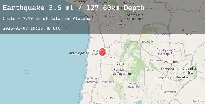 Map of ANTOFAGASTA, CHILE